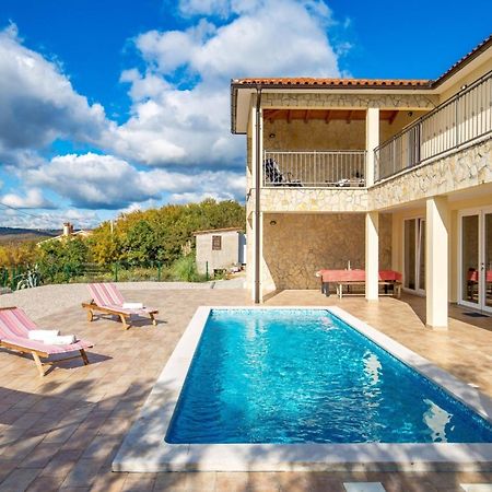 Wonderful Labin Villa With Private Pool And Sea Views Kültér fotó