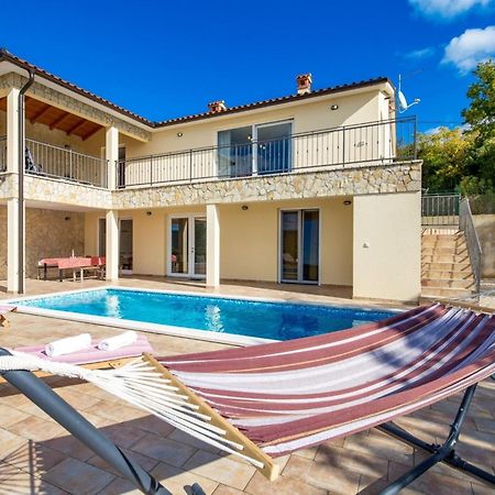 Wonderful Labin Villa With Private Pool And Sea Views Kültér fotó