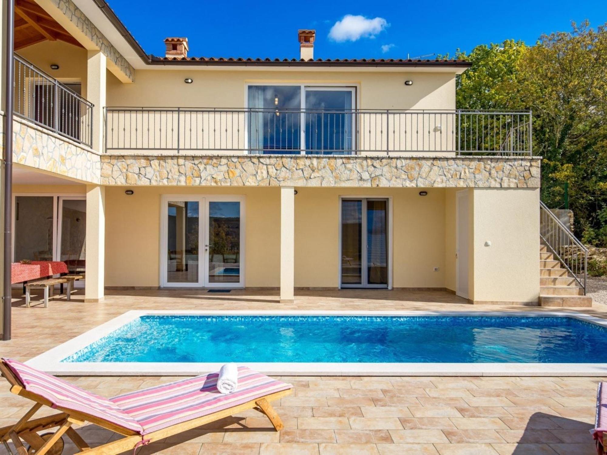 Wonderful Labin Villa With Private Pool And Sea Views Kültér fotó