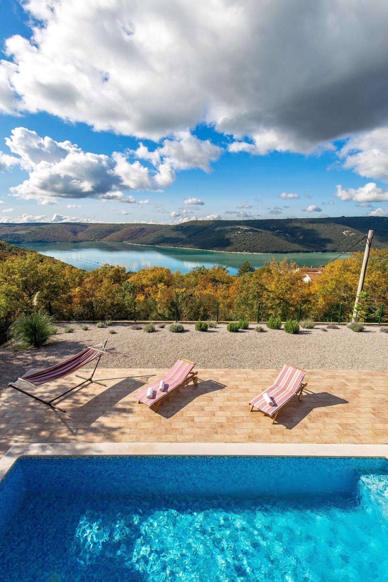 Wonderful Labin Villa With Private Pool And Sea Views Kültér fotó