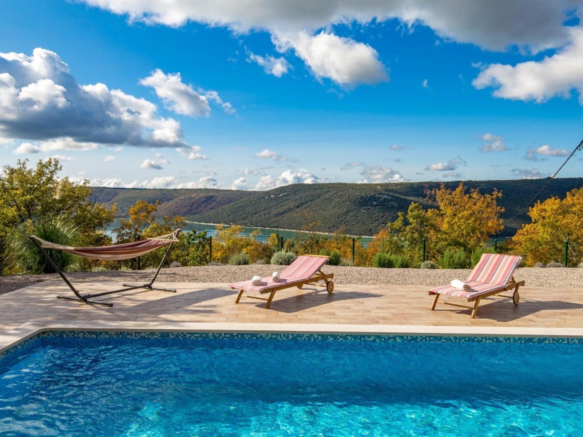 Wonderful Labin Villa With Private Pool And Sea Views Kültér fotó